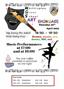 Art Showcase Postponed Thursday 9th March.