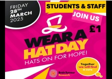 Wear a Hat Day - Raise Funds & Awareness - Friday 28th March